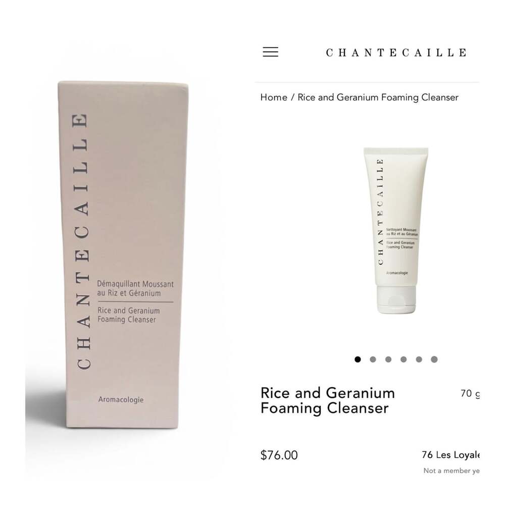 Chantecaille Rice and Geranium Foaming Cleanser 70g